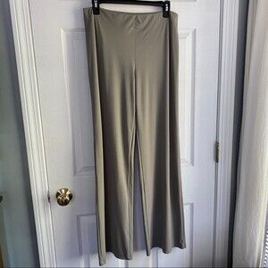 Sarah Pacini Taupe Viscose Chloe Pants - size 2
